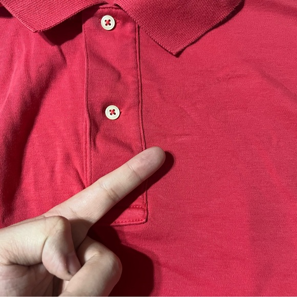 Polo Ralph Lauren Mens‎ 3XB Red Short Sleeve 100% Cotton Polo - Picture 9 of 10